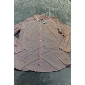 Grayers Men's XL Dusty Pink Malibu Textured Stretch Poplin Long Sleeve Shirt NWT